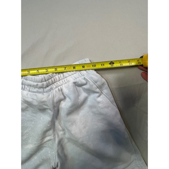 Nike Blue Tie Dye Athletic Shorts Youth Size M Cotton Blend Casual Wear - Picture 4 of 4